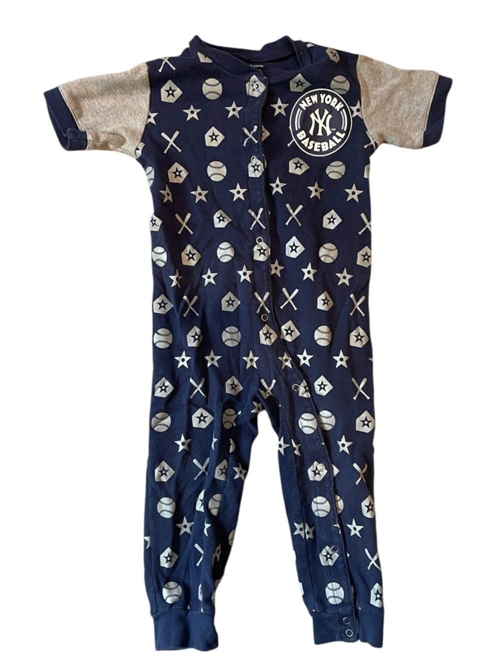 NY Yankees Jumpsuit Onesie 24mo